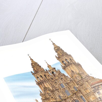 Santiago de Compostela. Western façade. Spain, 2014 by Fernando Aznar Cenamor