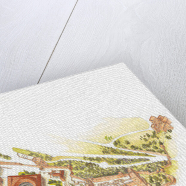 Alhambra, Granada, Spain. Aerial view by Fernando Aznar Cenamor