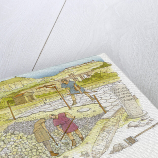 Roman road. Detail by Fernando Aznar Cenamor