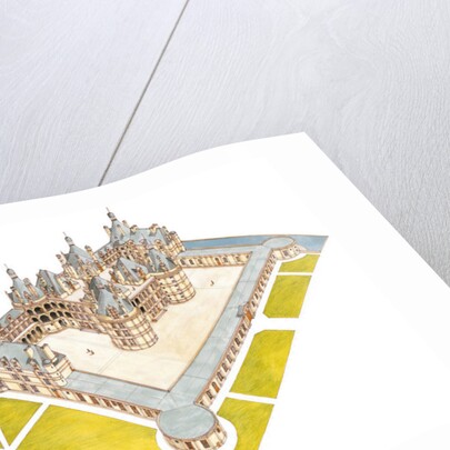 Chateau de Chambord, Chambord, Loir-et-Cher, France by Fernando Aznar Cenamor