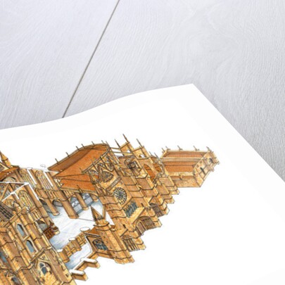 Leon Cathedral. Spain by Fernando Aznar Cenamor