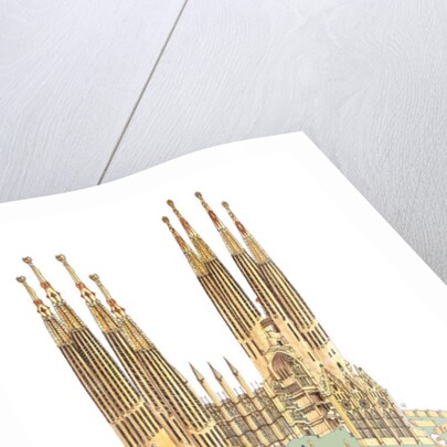 The Holy Family, Antonio Gaudi. Barcelona, Spain by Fernando Aznar Cenamor