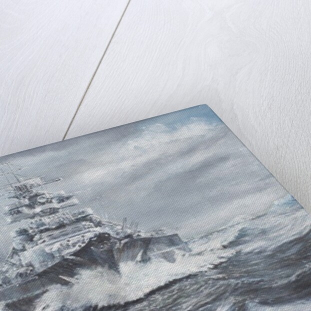 Bismarck off Greenland coast, 23 May 1941, 2007 by Vincent Alexander Booth