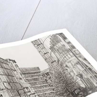 Manchester Deansgate view from cafe, 2010, by Vincent Alexander Booth