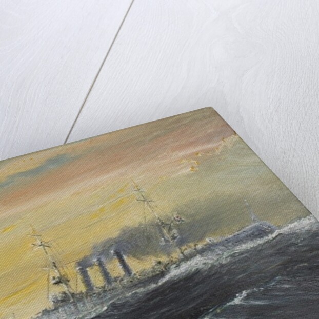 Emden rides waves of the Indian Ocean 1914, 2011 by Vincent Alexander Booth