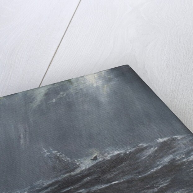 Gneisenau in a Storm North Sea 1940, 2006 by Vincent Alexander Booth