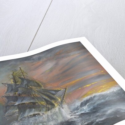 Terra Nova in fierce Gale at dawn Dec 2nd 1910, 2007 by Vincent Alexander Booth