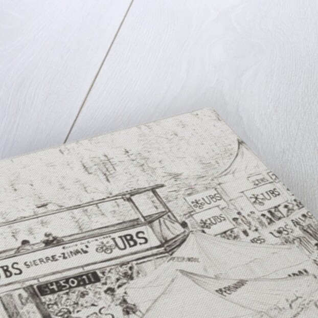 Sierre to Zinal Mountain Race, The Finish by Vincent Alexander Booth