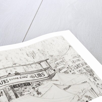 Sierre to Zinal Mountain Race, The Finish by Vincent Alexander Booth