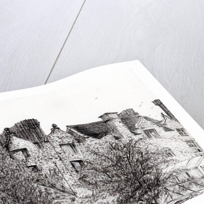 Castle ruin Hay on Wye, 2007 by Vincent Alexander Booth