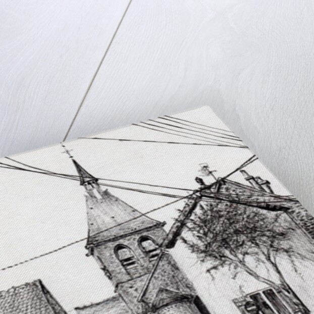 Church in Laignes France, 2007 by Vincent Alexander Booth