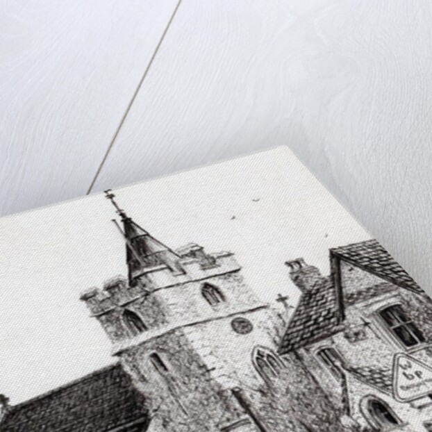 Brighstone Church I.O.W., 2008 by Vincent Alexander Booth