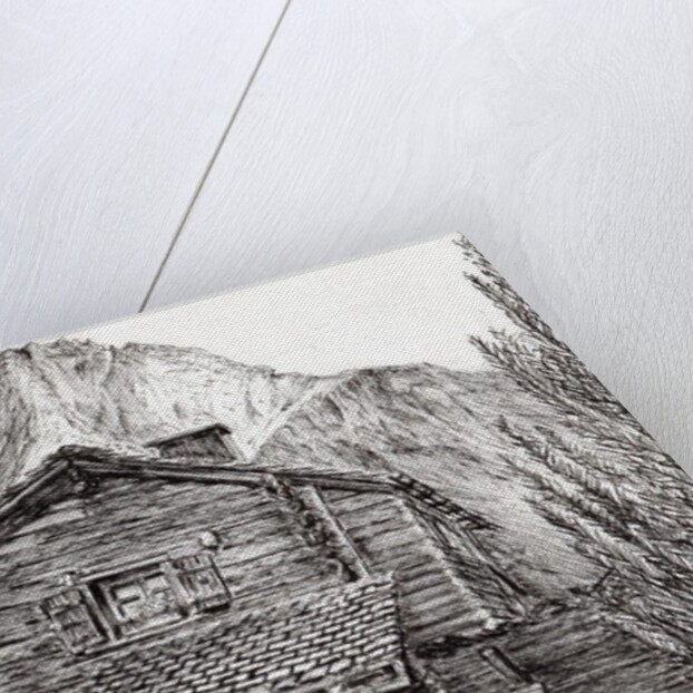 View from B&B Zinal, Switzerland by Vincent Alexander Booth