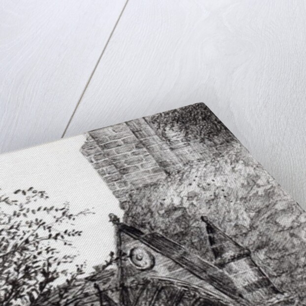 Cafe view,St.Emilion by Vincent Alexander Booth