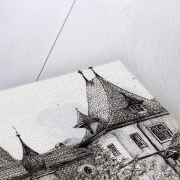 Sierre Rooftops Switzerland, 2012 by Vincent Alexander Booth