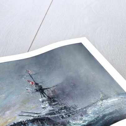 Equal-Speed-Charlie-London, HMS Iron Duke signals at Jutland 1916, 2015 by Vincent Alexander Booth