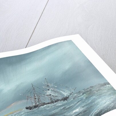 The Mary Celeste adrift December 5th 1872, 2016 by Vincent Alexander Booth