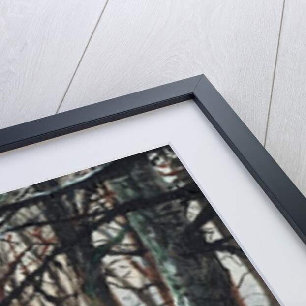 Stag and Runner Lyme Park, 2016 by Vincent Alexander Booth