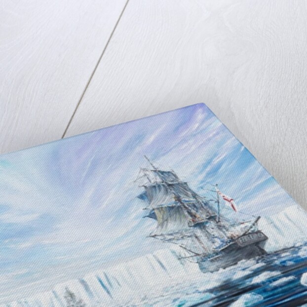 James Clark Ross discovers Antarctic Ice Shelf Jan 1841, 2016 by Vincent Alexander Booth