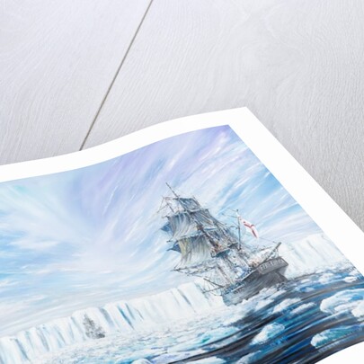 James Clark Ross discovers Antarctic Ice Shelf Jan 1841, 2016 by Vincent Alexander Booth