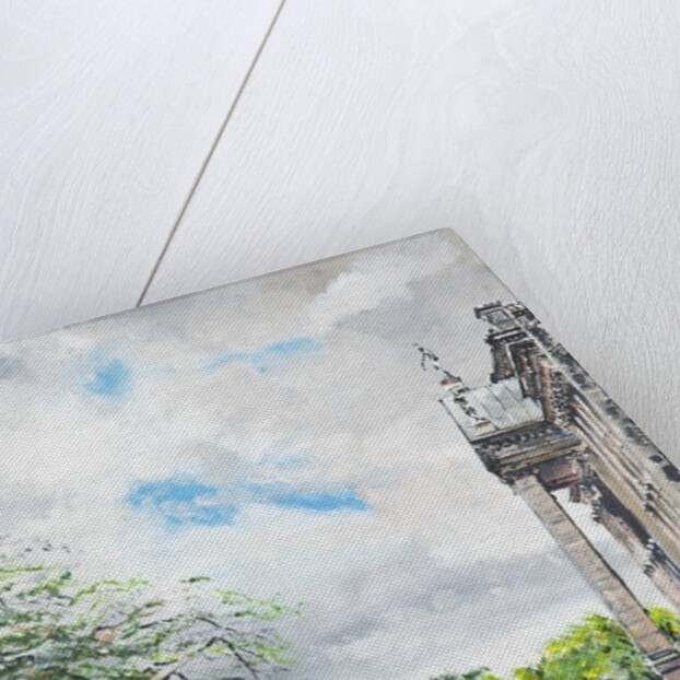 Lyme Park view of house and gardens, 2015 by Vincent Alexander Booth