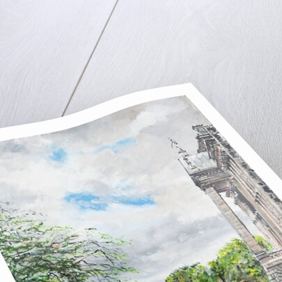 Lyme Park view of house and gardens, 2015 by Vincent Alexander Booth