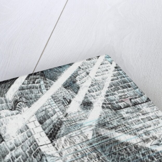 The Castle in the Forest of Findhorn, sunrays, 2006 by Vincent Alexander Booth