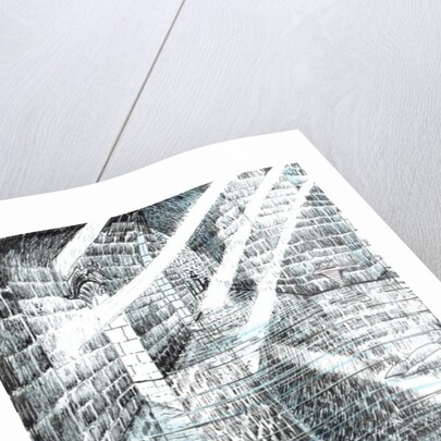 The Castle in the Forest of Findhorn, sunrays, 2006 by Vincent Alexander Booth