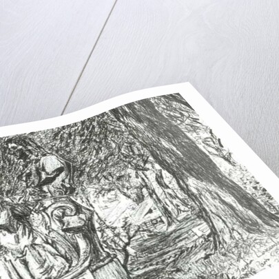 Statue in Jardin Luxemburg Paris, 2003 by Vincent Alexander Booth