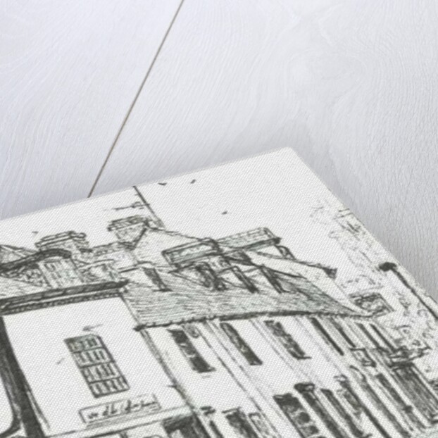 Tilting buildings Cambridge, 2003 by Vincent Alexander Booth