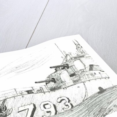 Destroyer 793 Boston Maritime Museum, 2003 by Vincent Alexander Booth