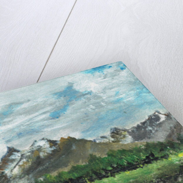 Hotel view at Crans, 2011 by Vincent Alexander Booth