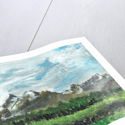 Hotel view at Crans, 2011 by Vincent Alexander Booth