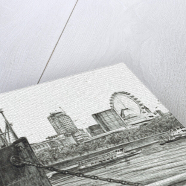 Black Bow on river Thames, 2006 by Vincent Alexander Booth