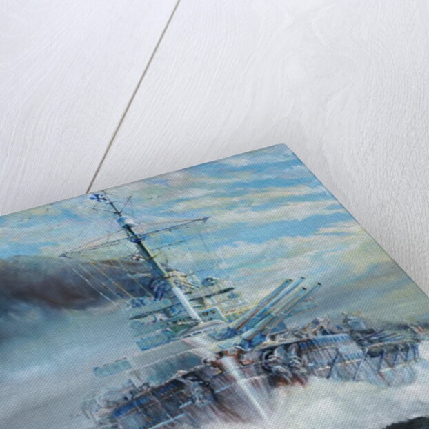 SMS Konig enters the battle of Jutland, 31st May 1916, 2018 by Vincent Alexander Booth