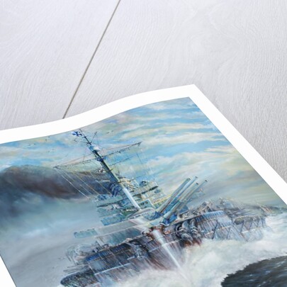 SMS Konig enters the battle of Jutland, 31st May 1916, 2018 by Vincent Alexander Booth