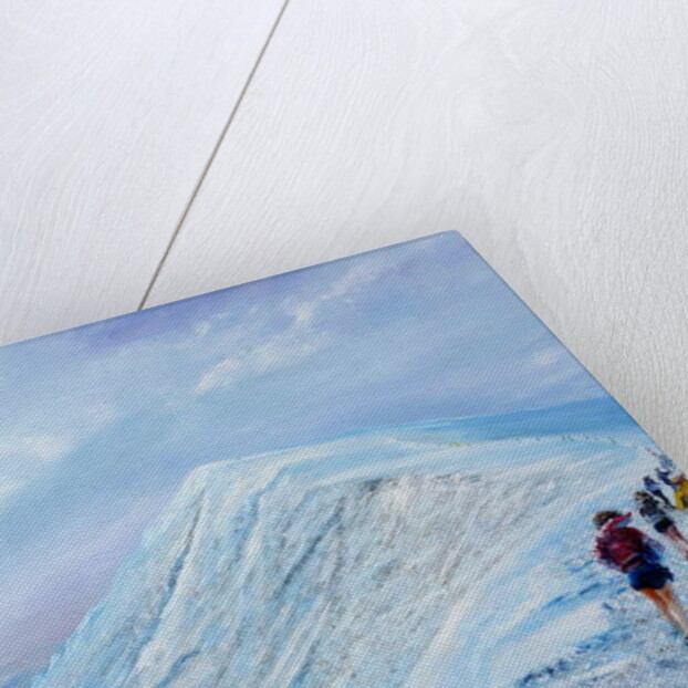 Race on Helvellyn mid winter, 2018 by Vincent Alexander Booth