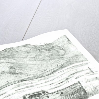 Boat on dry land, Isle of Mull, 2007 by Vincent Alexander Booth