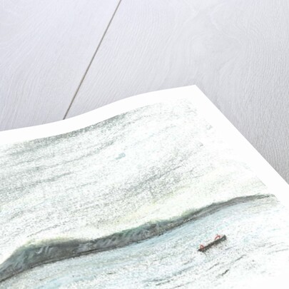 View across water from Jura, 2005 by Vincent Alexander Booth