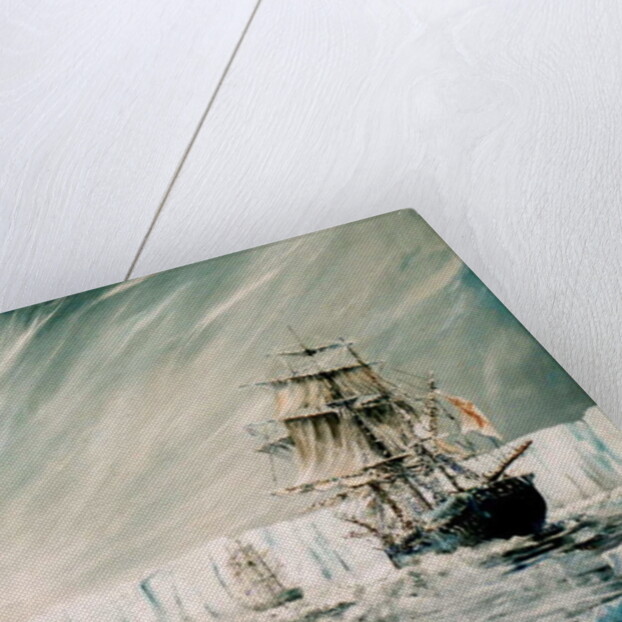 James Clark Ross discovers Antarctic Ice Shelf January 1841, 2006 by Vincent Alexander Booth