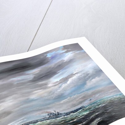 Last B25 leaves USS Hornet 18/04/1942, 2019 by Vincent Alexander Booth