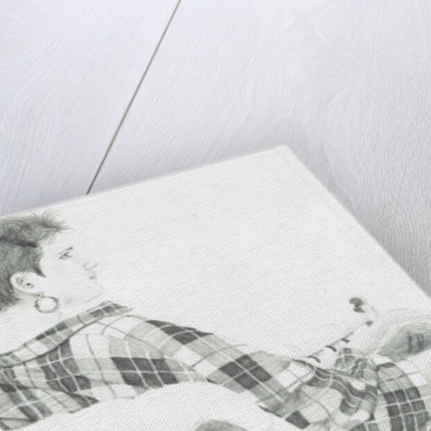 Woman at discussion, 1997 by Vincent Alexander Booth