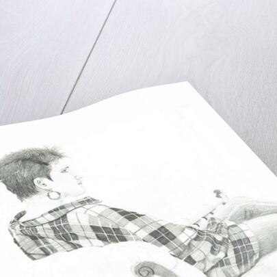 Woman at discussion, 1997 by Vincent Alexander Booth