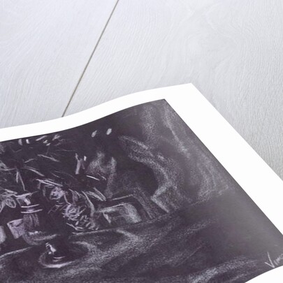 Plant in room by candlelight, 1997 by Vincent Alexander Booth