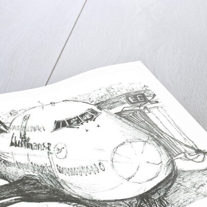 Jumbo Jet at Logan Airport, 2003 by Vincent Alexander Booth