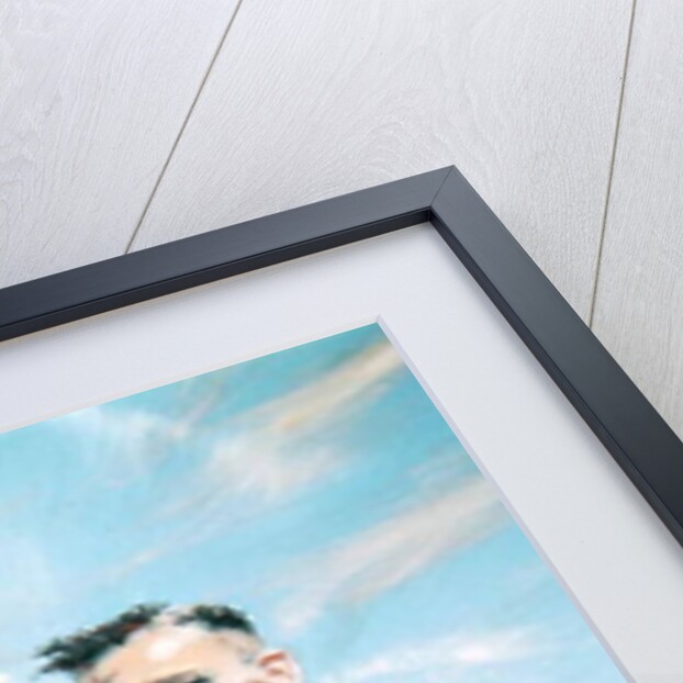 Gran and Granddad with ball at the seaside, 2017 by Vincent Alexander Booth
