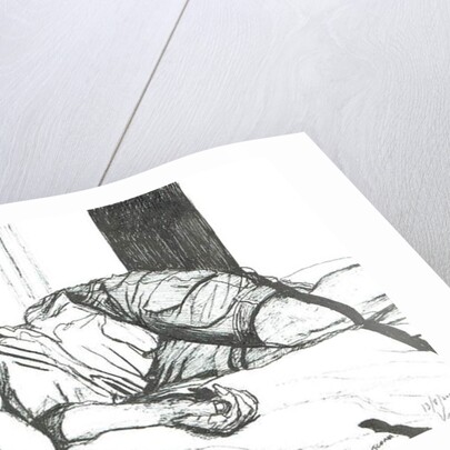 Jane asleep in Barcelona, 2002 by Vincent Alexander Booth