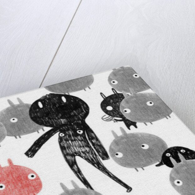 A friendly visit to the bunnyland, 2014 by Yoyo Zhao