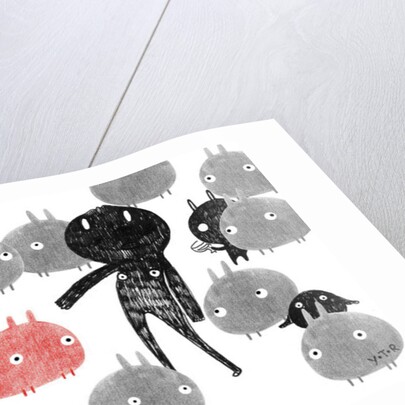 A friendly visit to the bunnyland, 2014 by Yoyo Zhao