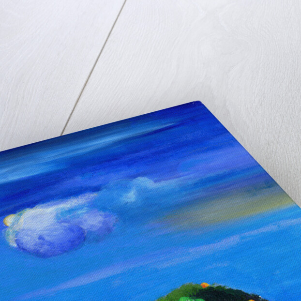 Silver Lining over the Orange Tree by Nancy Moniz Charalambous